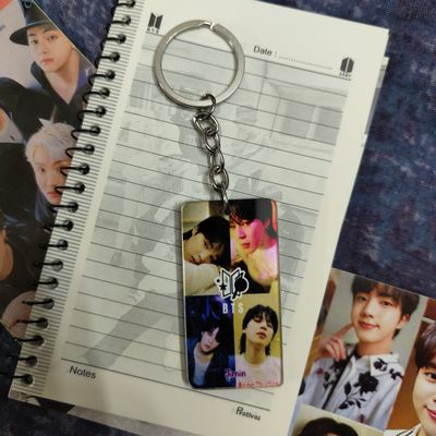 BTS Keyring-Jimin Collage Yellow_img_0