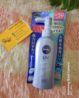 Nivea UV Super Water Gel Sunscreen SPF50 PA+++ 140gm