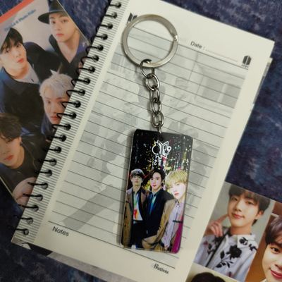 BTS Keyring-Jin,Suga,Taehyung-Black_img_0