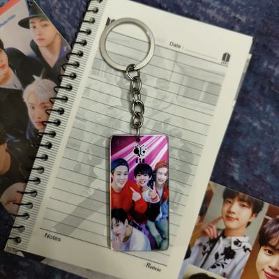 BTS Keyring-Jungkook,Jimin,V,Suga Purple_img_0