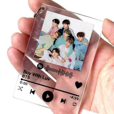 Spotify Song Keyring-Boy With Luv_img_0