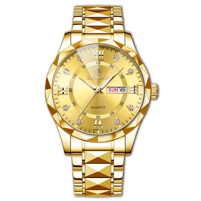 BINBOND Original Men’s Luxury Dual Calendar Quartz Wrist Watch_img_2