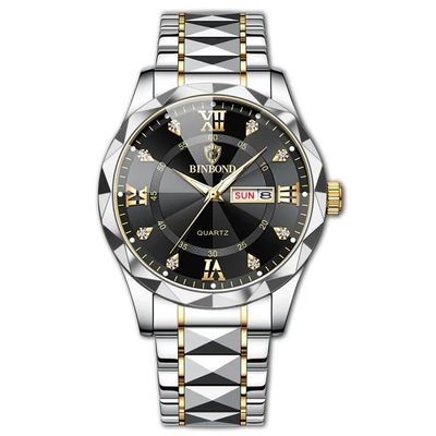 BINBOND Original Men’s Luxury Dual Calendar Quartz Wrist Watch_img_16