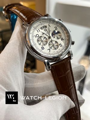 PATEK BROWN BELT F.S, SIMPLE WHITE DIAL -_img_0