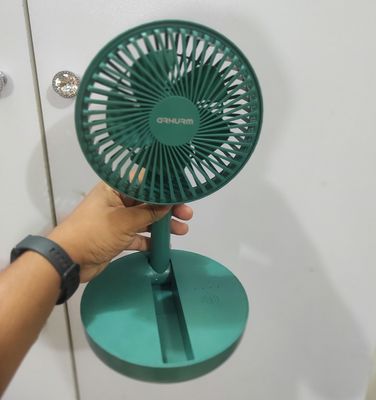 Rechargeable 5-inches Folding fan HCZ21 Green colour_img_1