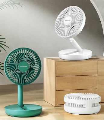 Rechargeable 5-inches Folding fan HCZ21 Green colour_img_4