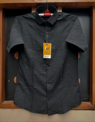 Black Half Sleeves Shirt for Men