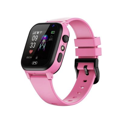 SIM Supported Kids Smart Watch (Smart2023 C005) – Blac-Blue-Pink Color_img_1