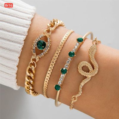 Green Stone Bracelet Set_img_6