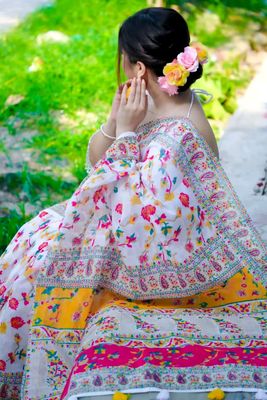 স্ক্রিন প্রিন্ট হাফ সিল্ক শাড়ি_img_4