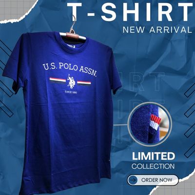 US Polo T Shirt Royal Blue_img_0