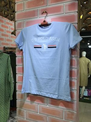 US Polo T Shirt Sky Blue_img_2