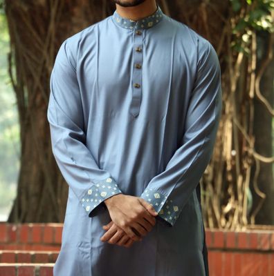 FlexTone Premium Panjabi for Man/Color> Ash