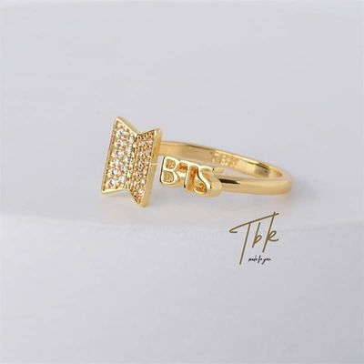 BTS Name Ring With Logo-Golden_img_0