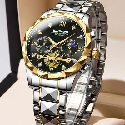 BINBOND B1236 Brand Fashion Tourbillon Dial Quartz Watches_img_8