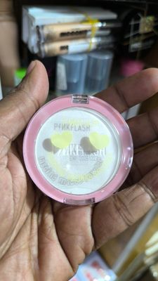 pink flash face powder white_img_0