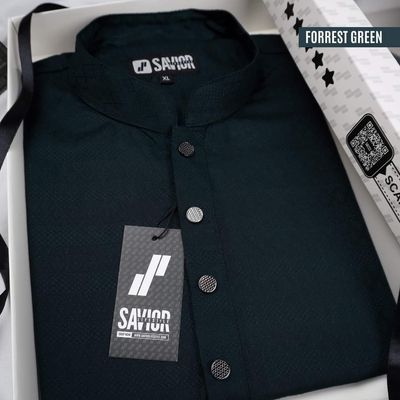 Forest Green Premium Panjabi – Classic Elegance for Men_img_3