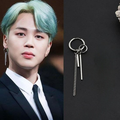 Jimin Cross Wearing Earring-Single (For 1 Ear)_img_0