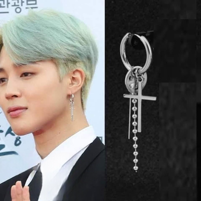Jimin cross Wearing Earring-Same Pair_img_0