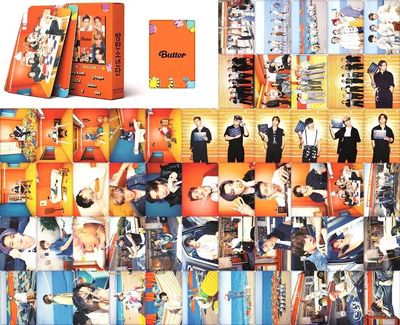54 Pcs BTS Lomo Card Orange Butter_img_1