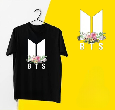 Flower Logo Half Sleeve T-Shirt_img_0