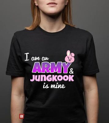 Jungkook Is Mine Half Sleeve T-Shirt_img_0