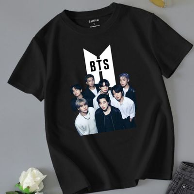 OT7 White Logo Half Sleeve T-Shirt_img_0