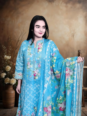 নীলাবরণ (Neelaboron) Luxury Swiss Lawn Three-Piece_img_5