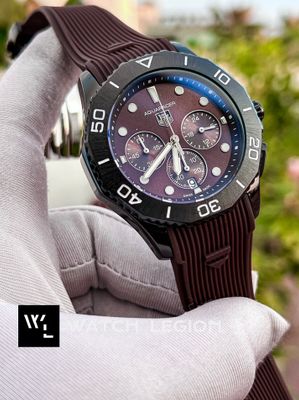 TAG AQUARACER BLK CASE BROWN DIAL BROWN BELT_img_0