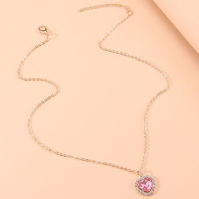 pretty pink golden chain_img_1