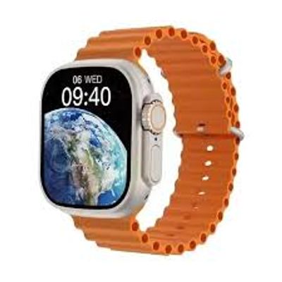 Microwear U10 Ultra Calling Smart Watch – Orange Color_img_2