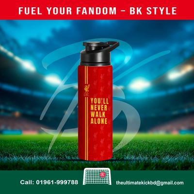 You’ll Never Walk Alone – Iconic Red Hydration Bottle