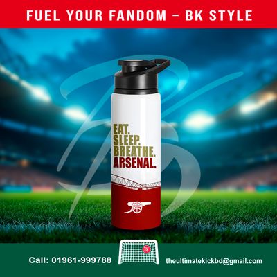 Eat. Sleep. Breathe. Arsenal. – 750ml Fan Bottle