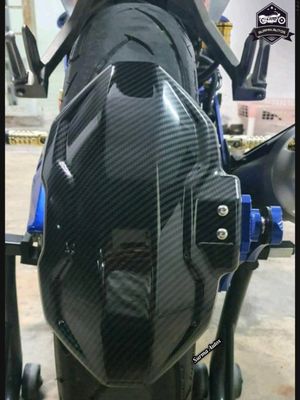 Blue Carbon Universal Tyre Guard For Motorcycle - মাড গার্ড সব বাইকের জন্যে।_img_0