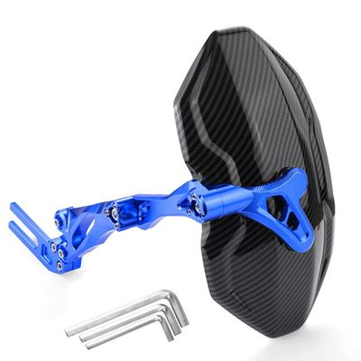 Blue Carbon Universal Tyre Guard For Motorcycle - মাড গার্ড সব বাইকের জন্যে।_img_1