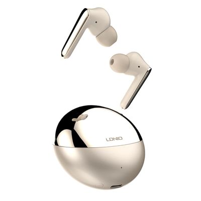 LDNIO Bluetooth Earbuds T01 – Gold Color_img_3