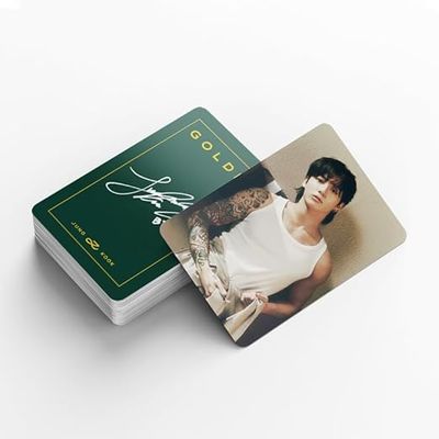 Jungkook Kpop Album Photocards Solo Golden Album Photo Cards 92 PCS Kpop Lomo Card Set Gift Merch for Boys and Girls_img_6