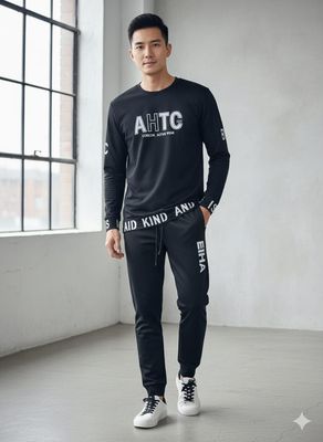 Full Sleeve T-Shirt & Trouser Combo Set_img_3