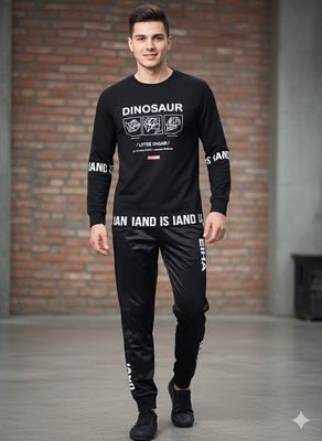 Full Sleeve T-Shirt & Trouser Combo Set_img_4