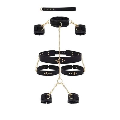 Sex Bondage Kit BDSM Restraints Fetish Erotic Sex Toys Couples Women Bandage Slave Collars Obedience Handcuffs Master Adult Game_img_2