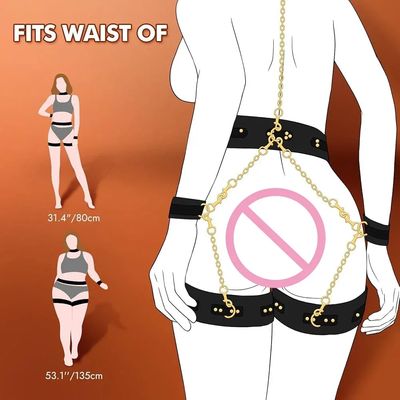 Sex Bondage Kit BDSM Restraints Fetish Erotic Sex Toys Couples Women Bandage Slave Collars Obedience Handcuffs Master Adult Game_img_4
