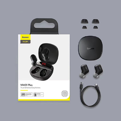 Baseus Encok WM01 Plus Black True Wireless Headphone_img_1