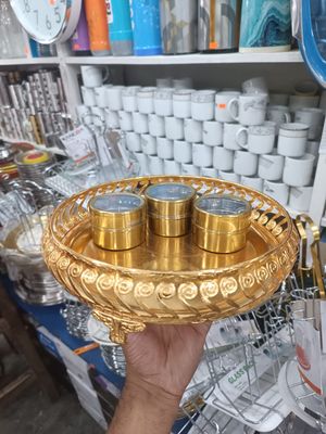 Paner Bata Pandan Sets Khandani Paner Box Betel Leaf serving tray gold-পানদান_img_2