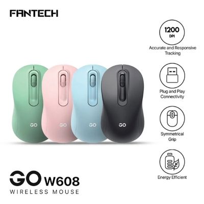 Fantech Go W608 Wireless Mouse – Blue Color_img_1
