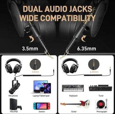 MAONO MH700 Monitoring Headphones – Brown_img_1