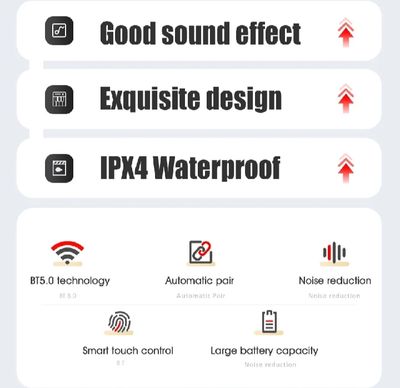 Airpods Bluetooth Comfortable Earbuds_img_3