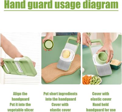 5-in-1 Multifunctional Vegetable Cutter & Slicer – Stainless Steel Blades_img_5