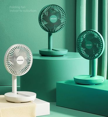 Rechargeable 5-inches Folding fan HCZ21 Green colour