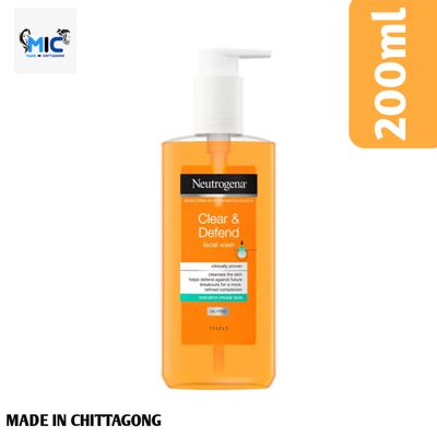 Neutrogena Clear & Defend Facial Wash(200ml)_img_0