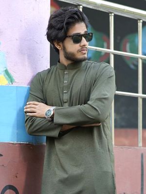 প্রিমিয়াম মাইক্রোস্টিজ ভাঙচুর ফেব্রিক সলিড পাঞ্জাবি_img_0